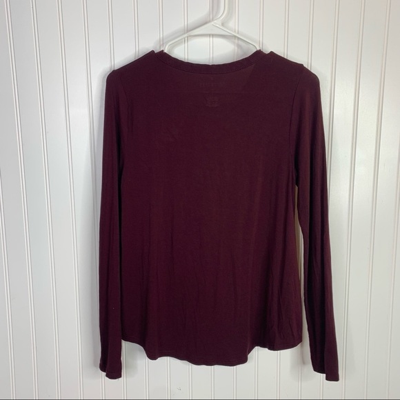 American Eagle Soft and Sexy Lace Up Long Sleeve - Picture 4 of 4